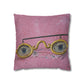 Gold Glasses. Cushion Cover.