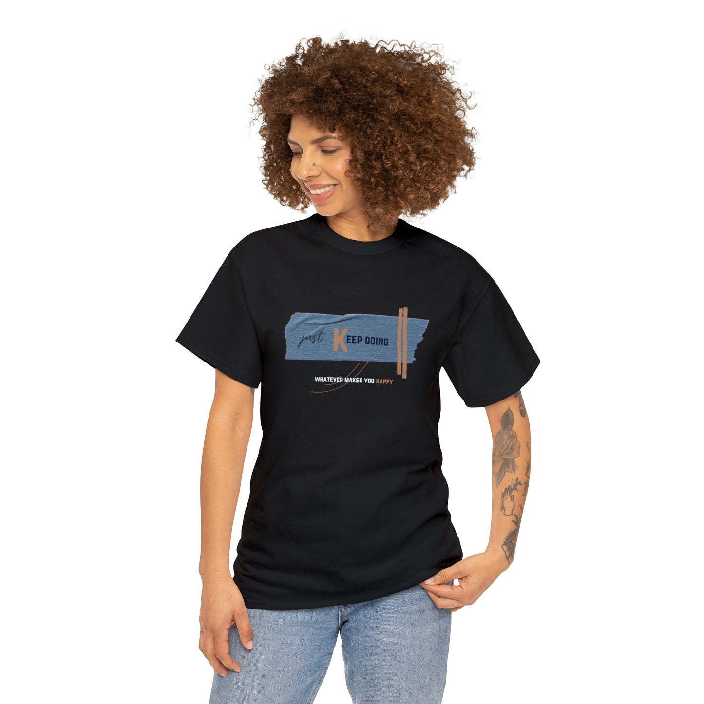 Unisex Heavy Cotton Tee - Keep Doing
