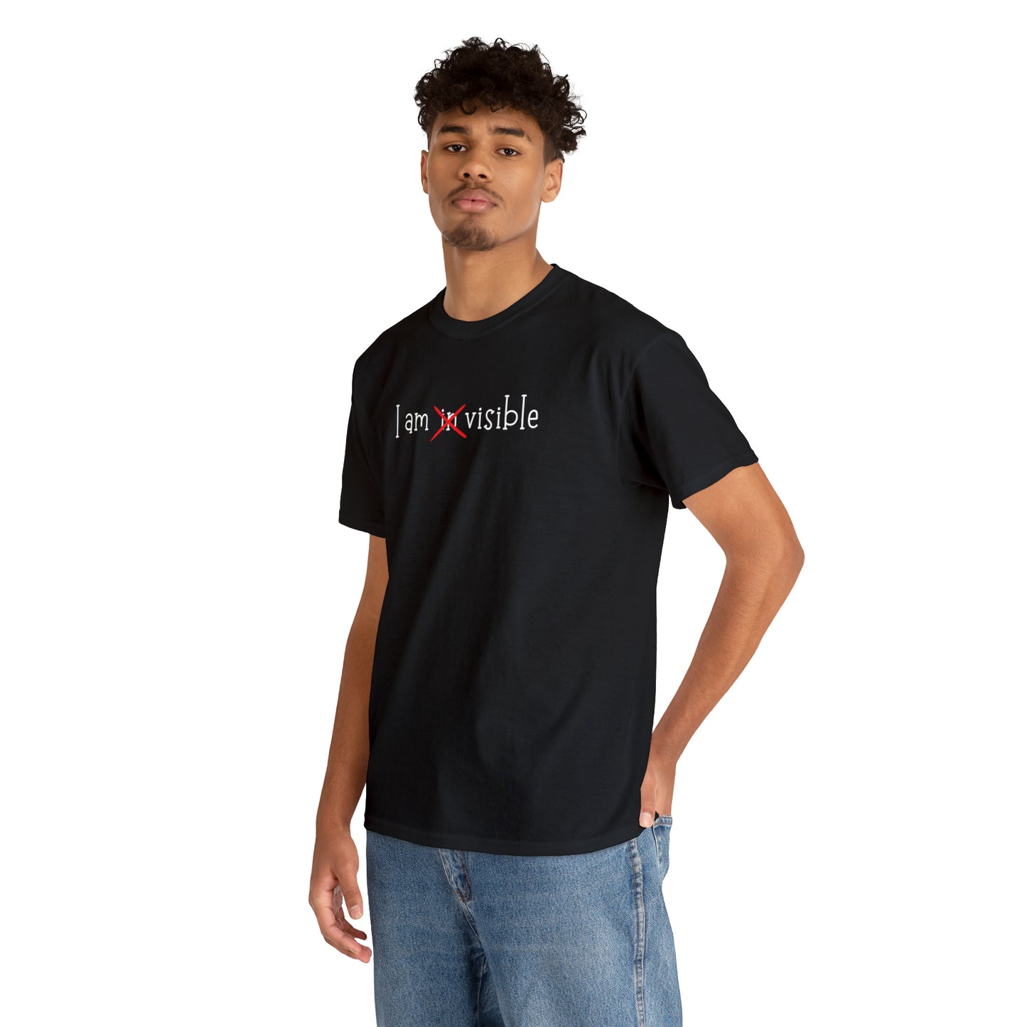 Unisex Cotton Tee. I am Visible.