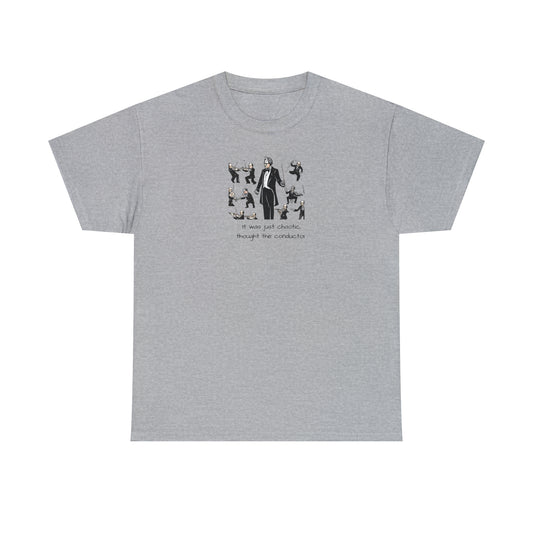 Unisex Heavy Cotton Tee - Conductor Chaos