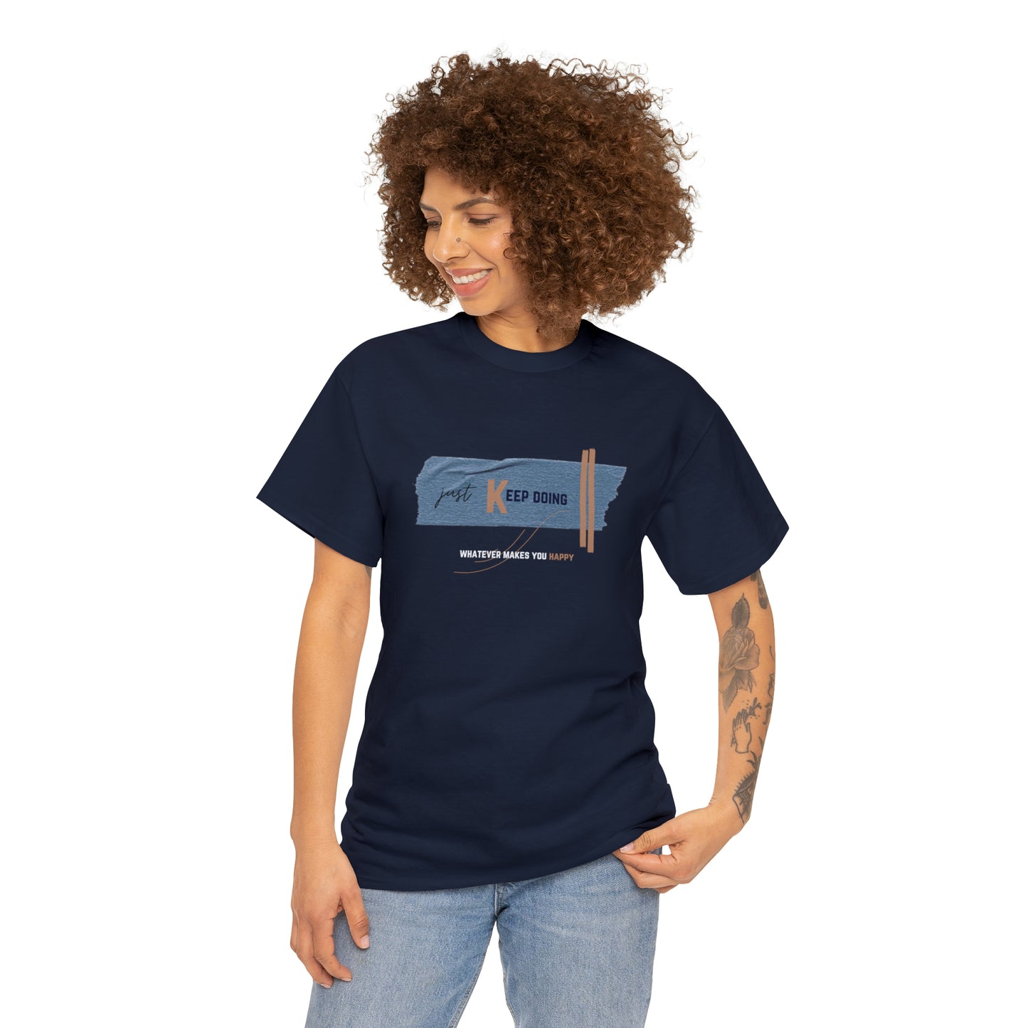 Unisex Heavy Cotton Tee - Keep Doing