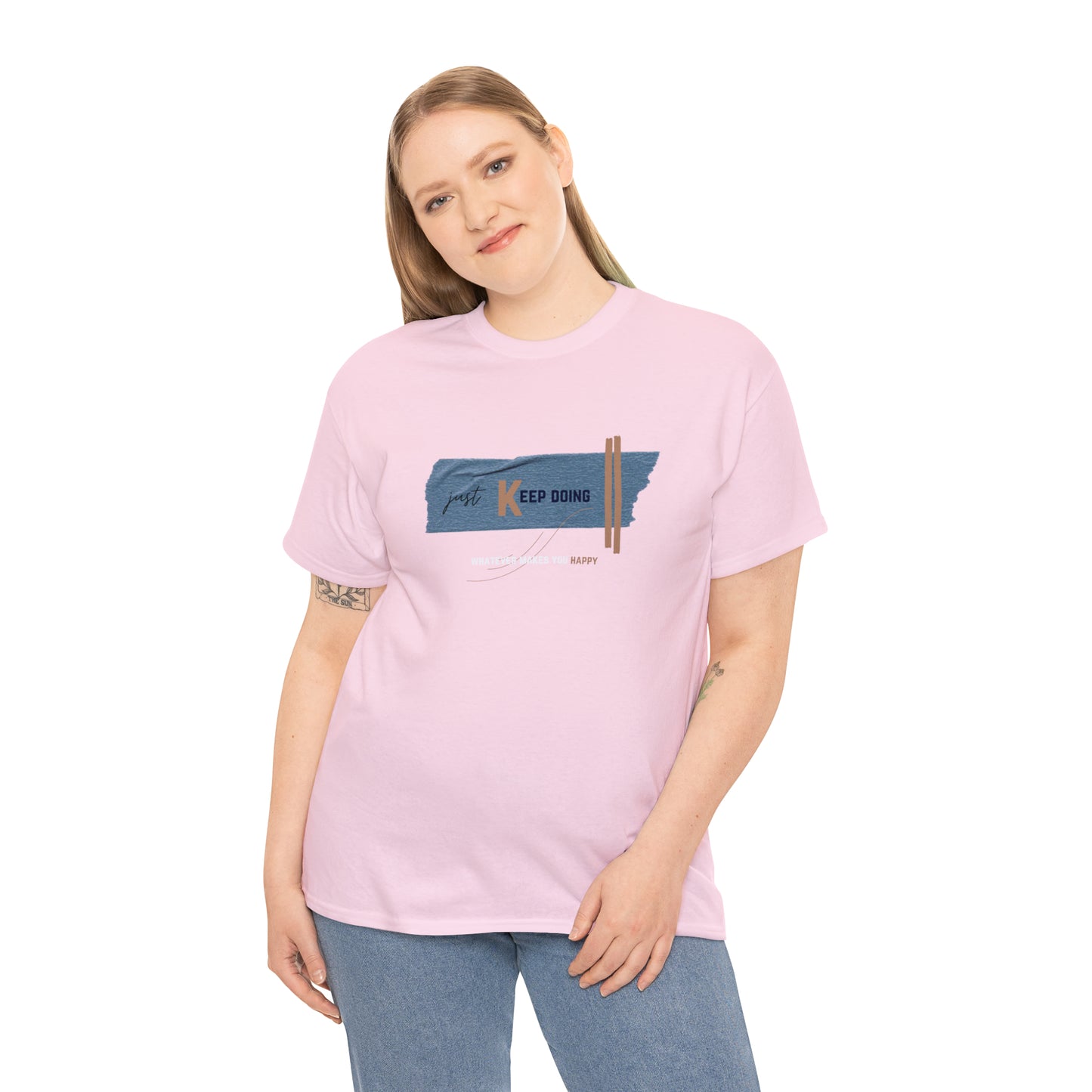 Unisex Heavy Cotton Tee - Keep Doing