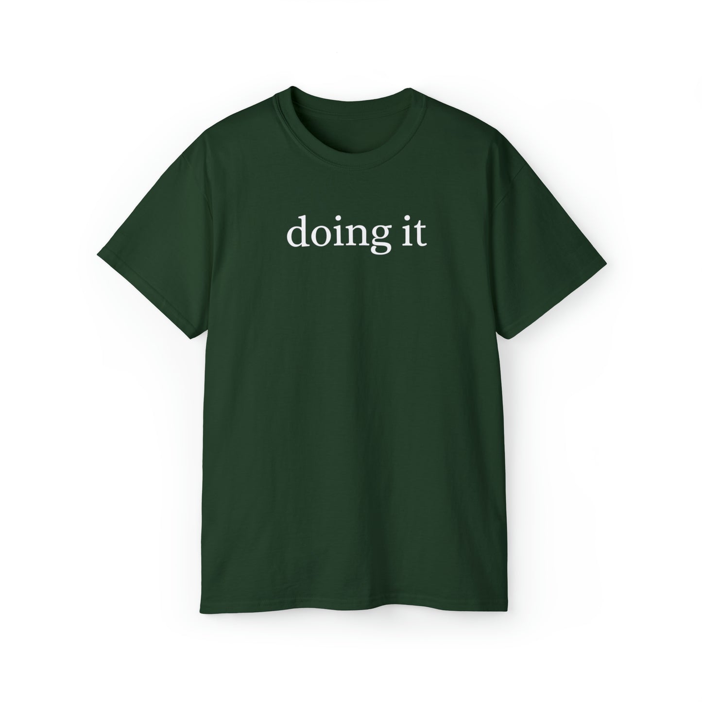 Unisex Ultra Cotton Tee - doing it.