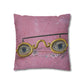 Gold Glasses. Cushion Cover.