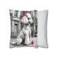 Poodle and Red Ball