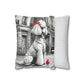 Poodle and Red Ball
