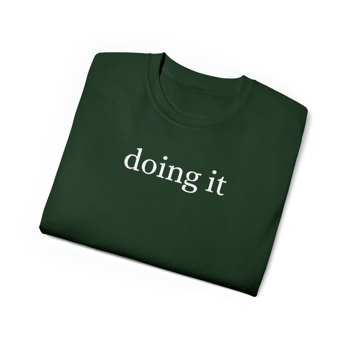 Unisex Ultra Cotton Tee - doing it.