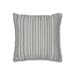 French Provincial Grey and White Stripes