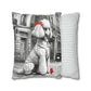 Poodle and Red Ball