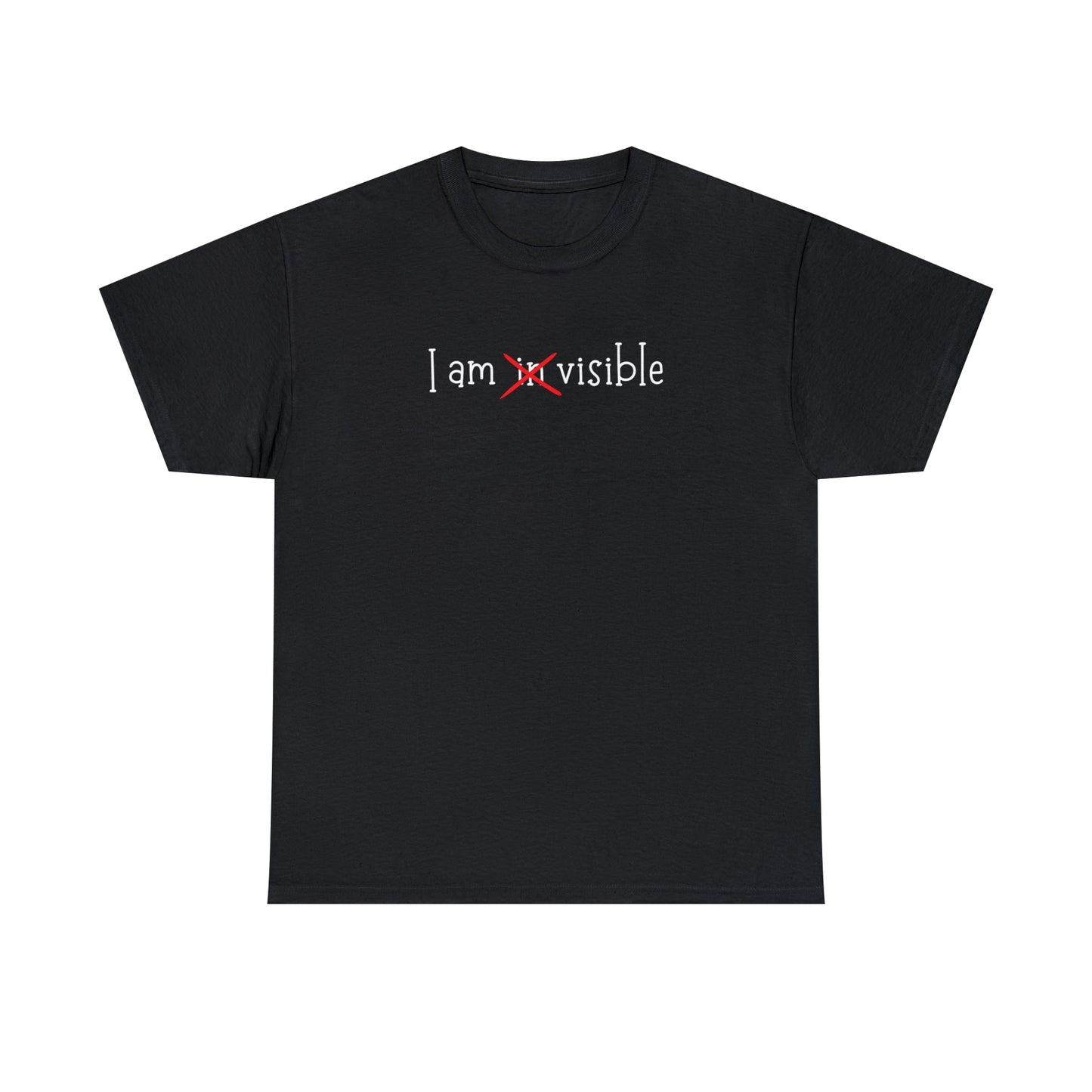 Unisex Cotton Tee. I am Visible.