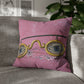 Gold Glasses. Cushion Cover.