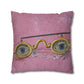 Gold Glasses. Cushion Cover.