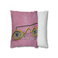 Gold Glasses. Cushion Cover.