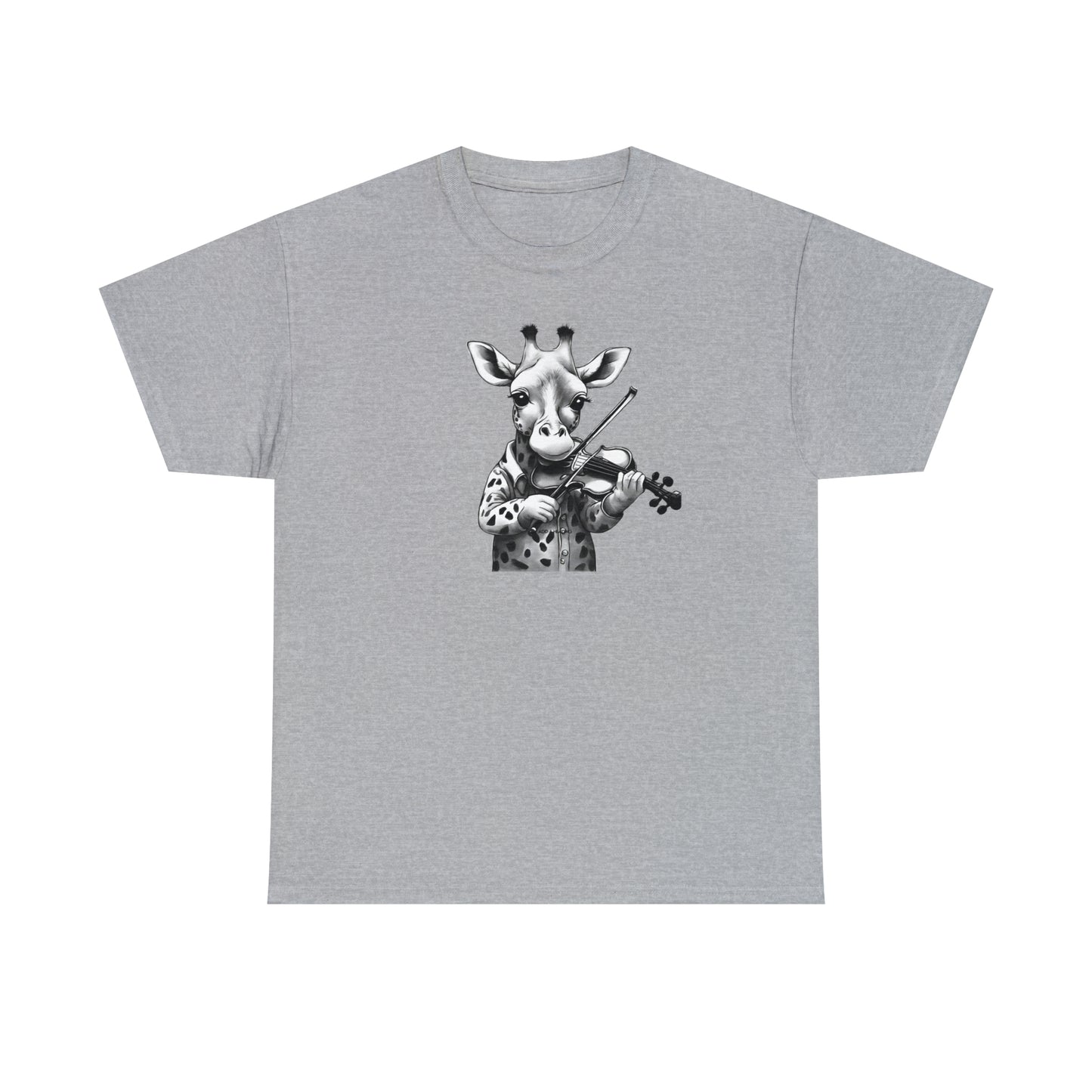 Unisex Heavy Cotton Tee - Giraffe Virtuoso