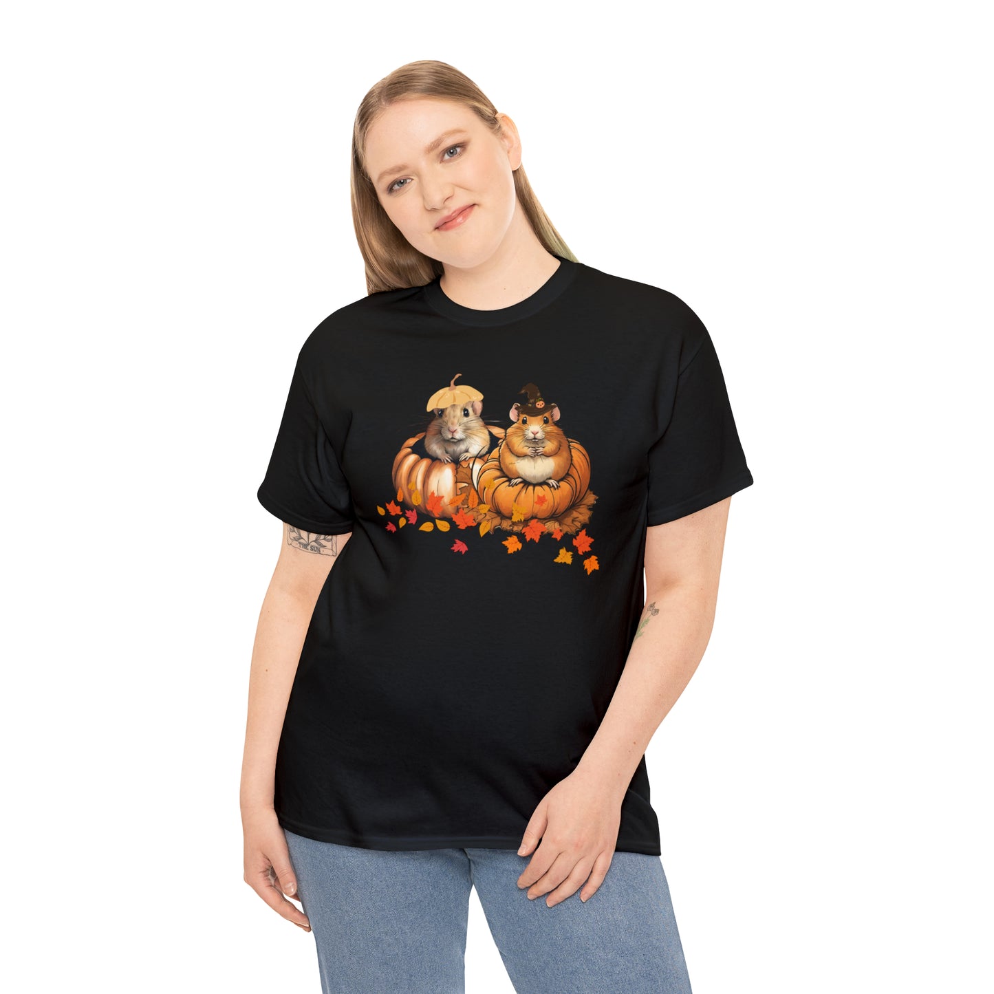 Unisex Heavy Cotton Tee - Two gerbils