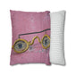 Gold Glasses. Cushion Cover.