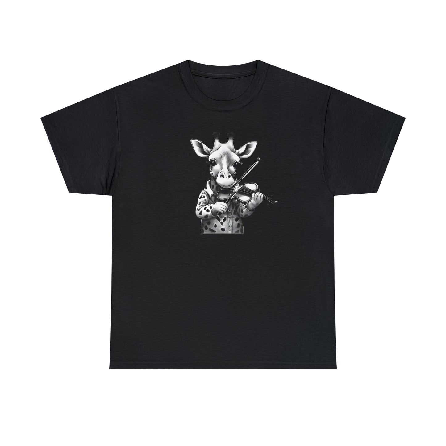 Unisex Heavy Cotton Tee - Giraffe Virtuoso