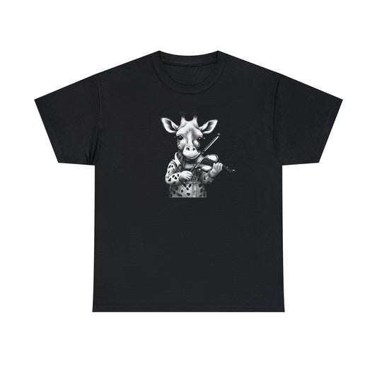 Unisex Heavy Cotton Tee - Giraffe Virtuoso