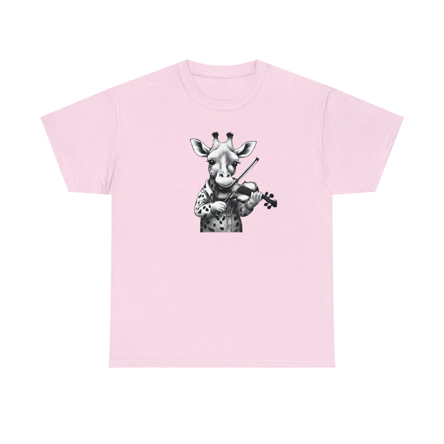 Unisex Heavy Cotton Tee - Giraffe Virtuoso