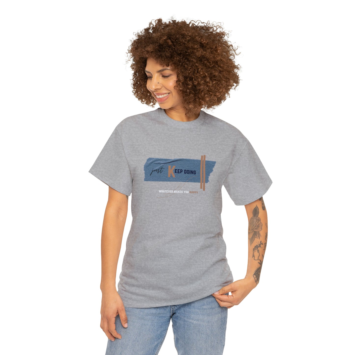 Unisex Heavy Cotton Tee - Keep Doing