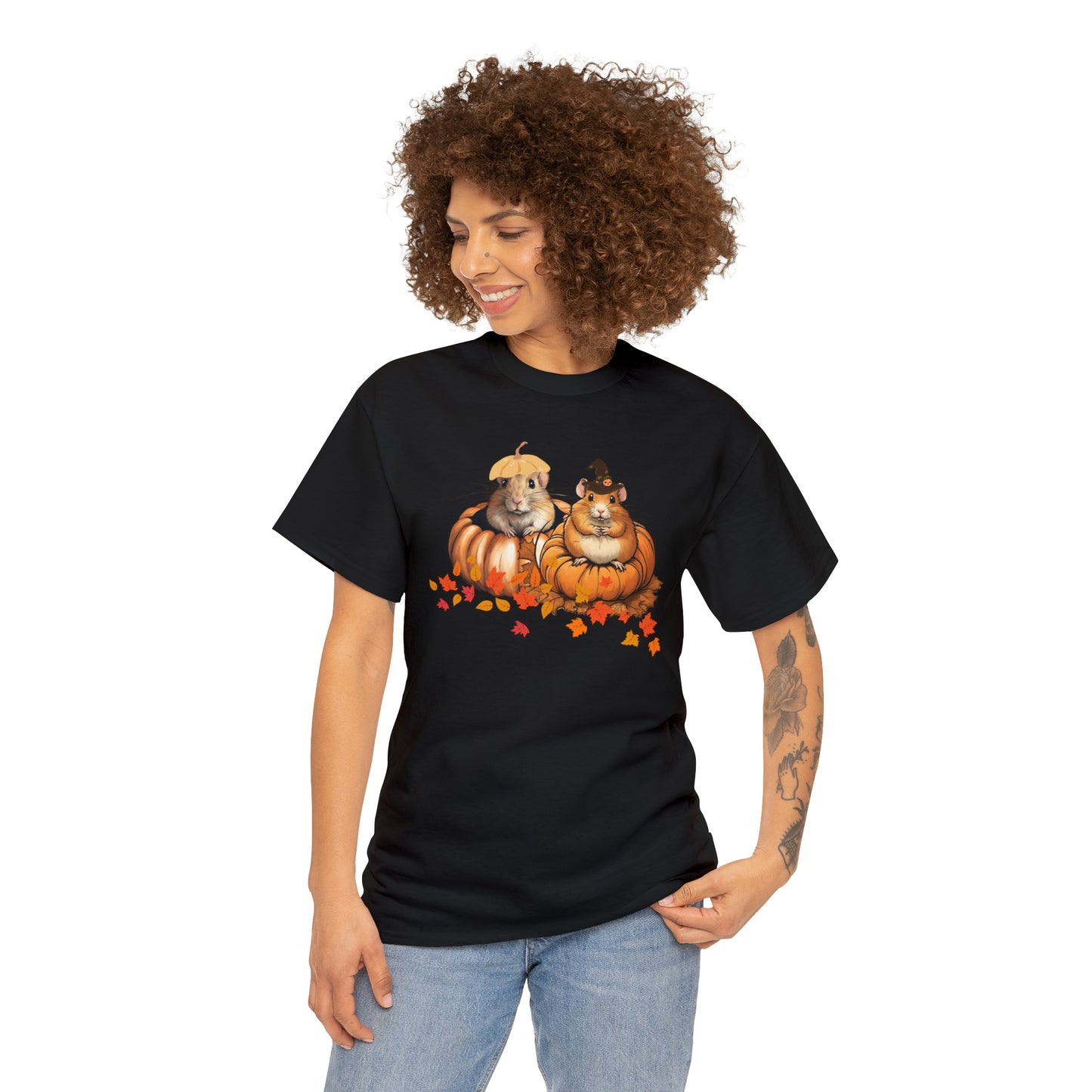 Unisex Heavy Cotton Tee - Two gerbils