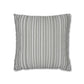 French Provincial Grey and White Stripes