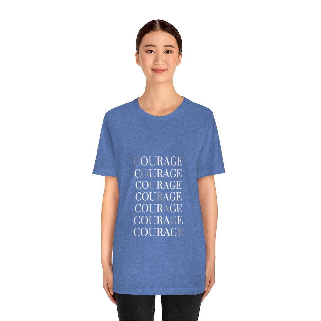 Bad Mummy. Courage. Unisex Jersey Short Sleeve Tee