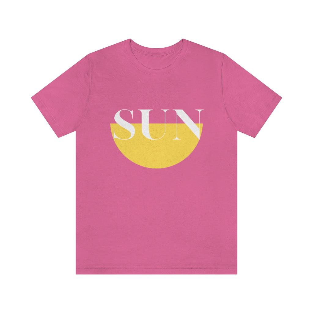 Sun. Unisex Jersey Short Sleeve Tee