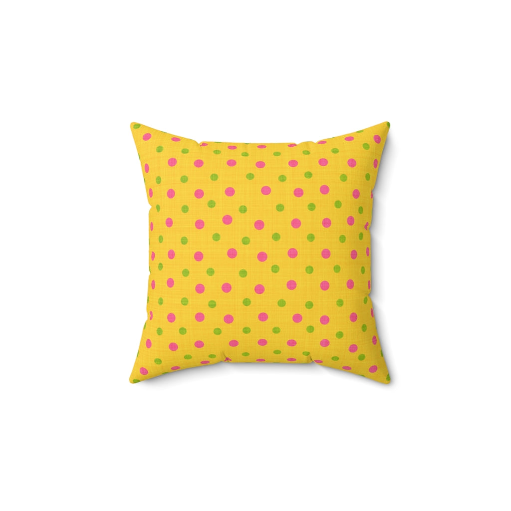 Yellow Polka Dots.