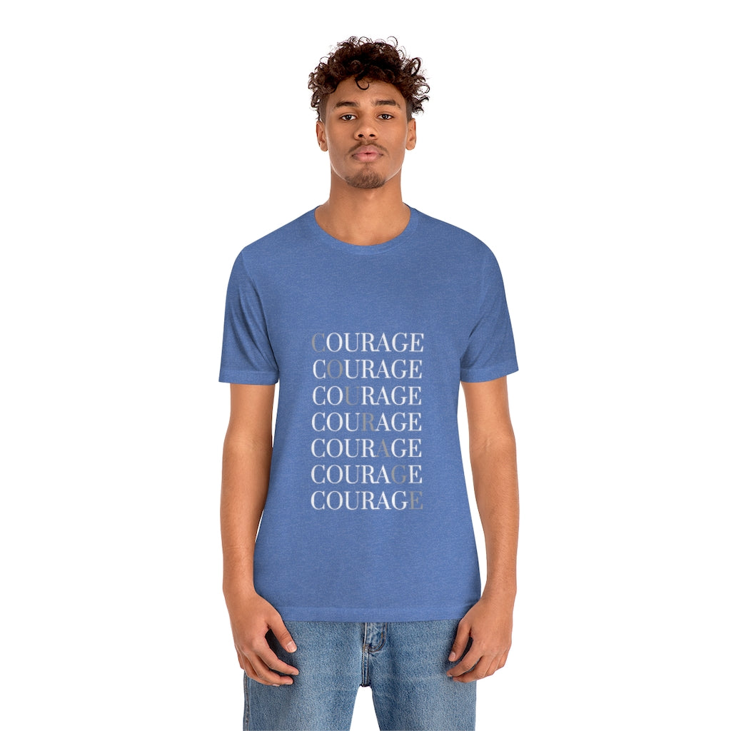 Bad Mummy. Courage. Unisex Jersey Short Sleeve Tee
