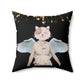 Angel Cat. Cushion Cover.