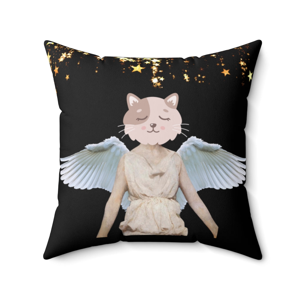 Angel Cat. Cushion Cover.