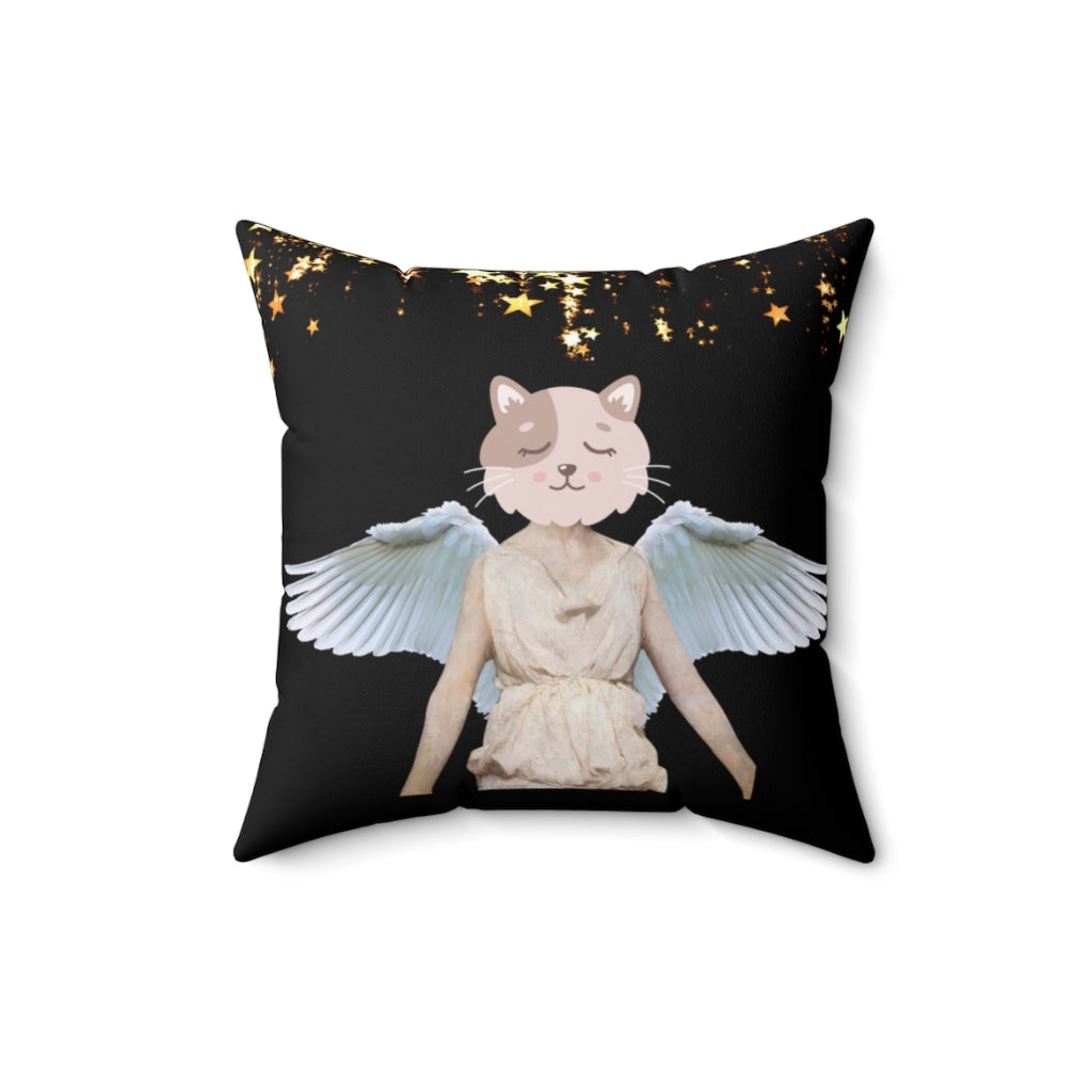Angel Cat. Cushion Cover.