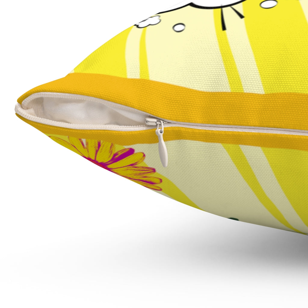 Sunshine and Lollipops Cushion Cover