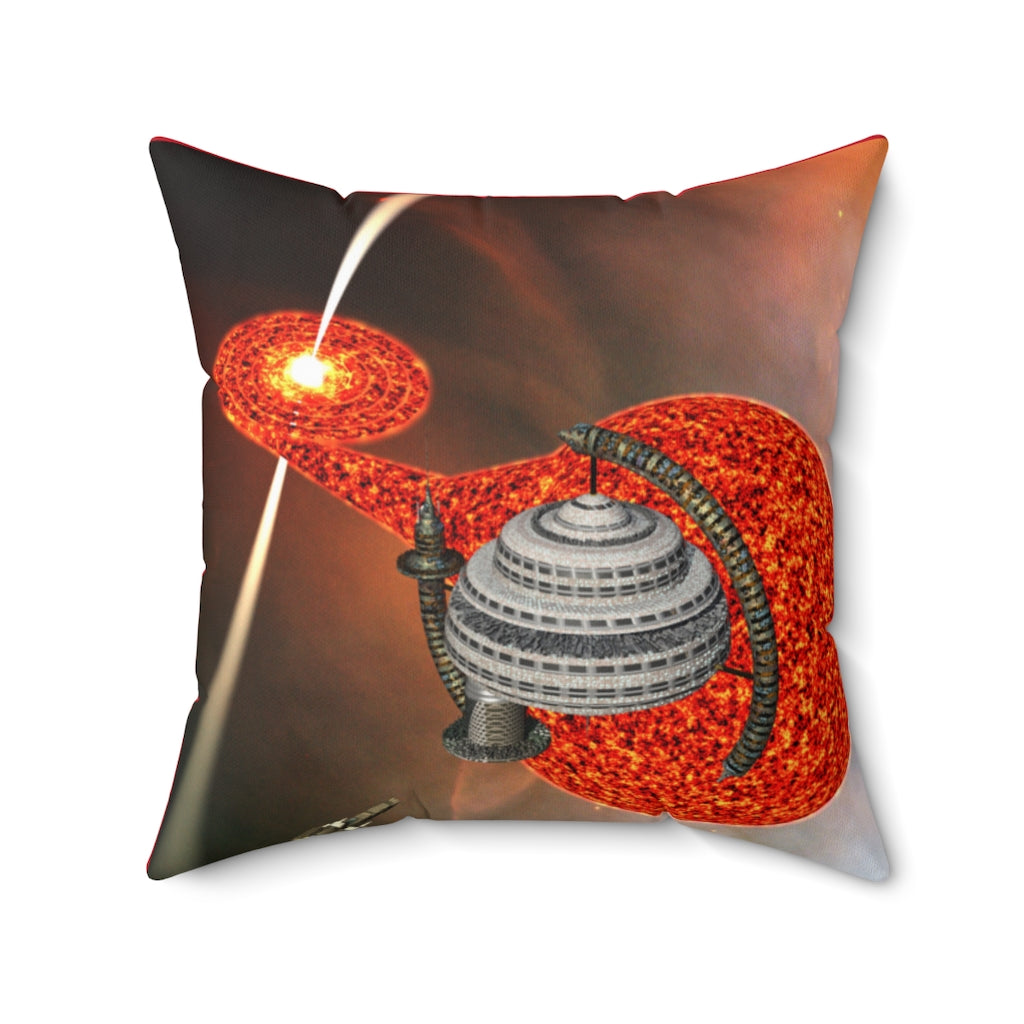 Ditmar 'Dick' Jenssen Binary Star Cushion Cover