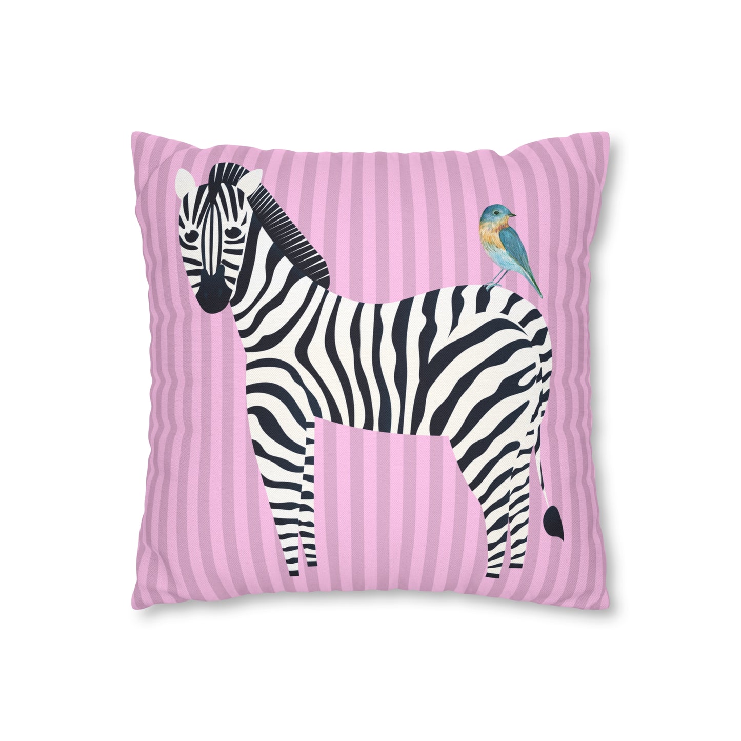 Zebra & Bird.