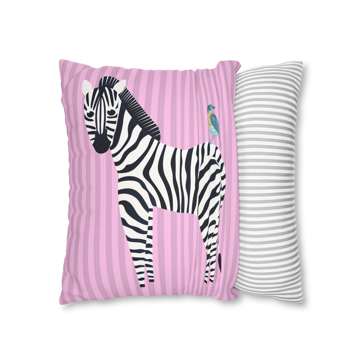 Zebra & Bird.