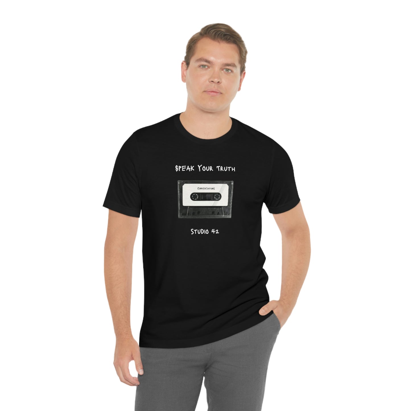Speak Your Truth. Unisex Jersey Short Sleeve Tee.