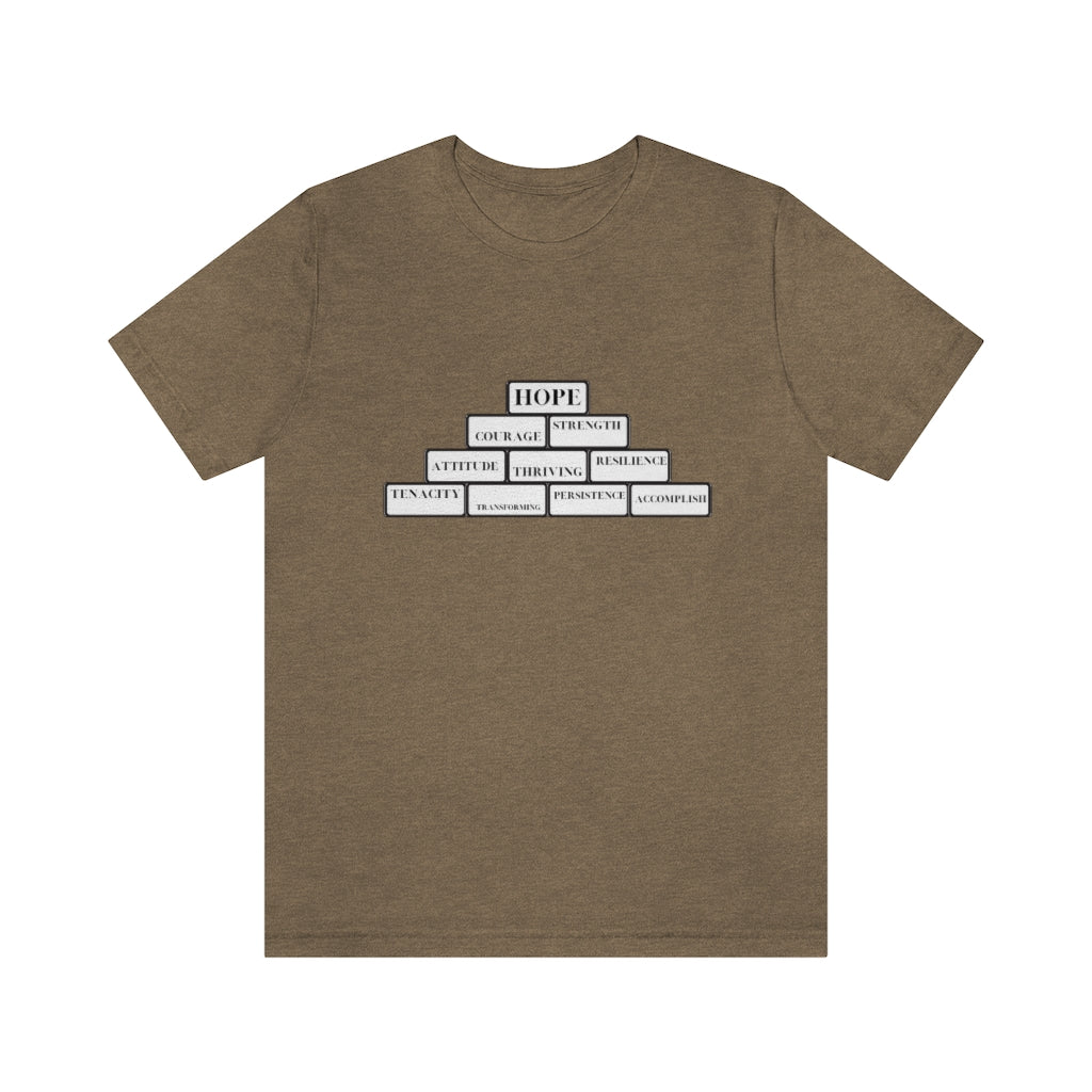 Empowerment Building Blocks. Unisex Jersey Short Sleeve Tee