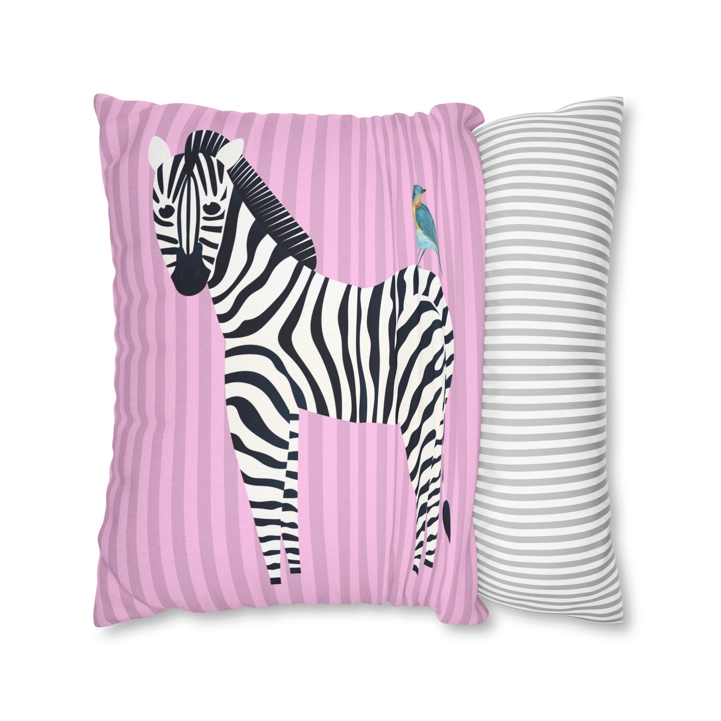 Zebra & Bird.