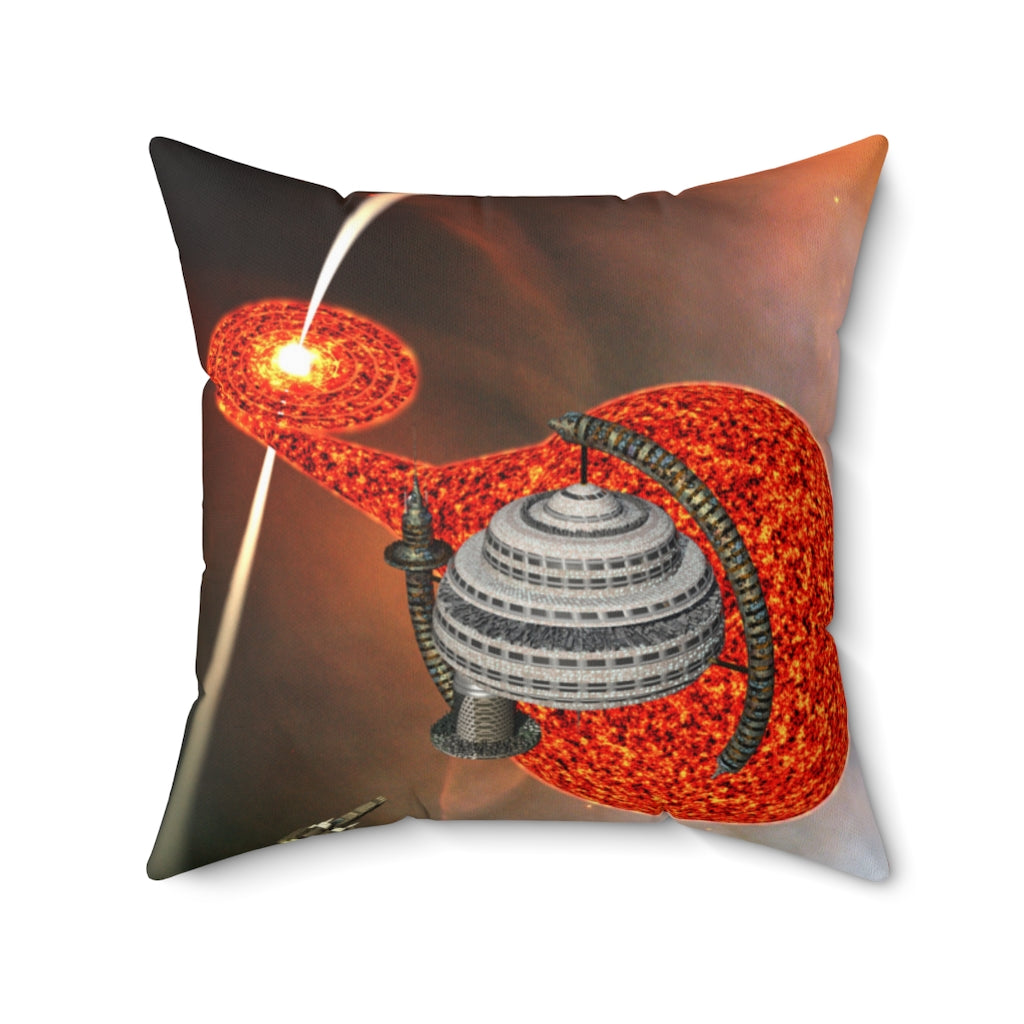 Ditmar 'Dick' Jenssen Binary Star Cushion Cover