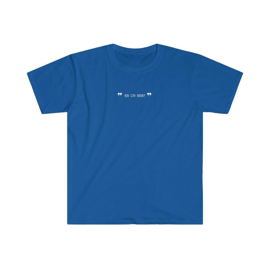 To be or not to be. That is the question. Unisex Softstyle T-Shirt