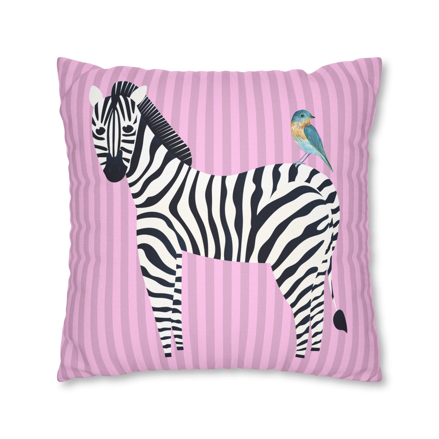 Zebra & Bird.