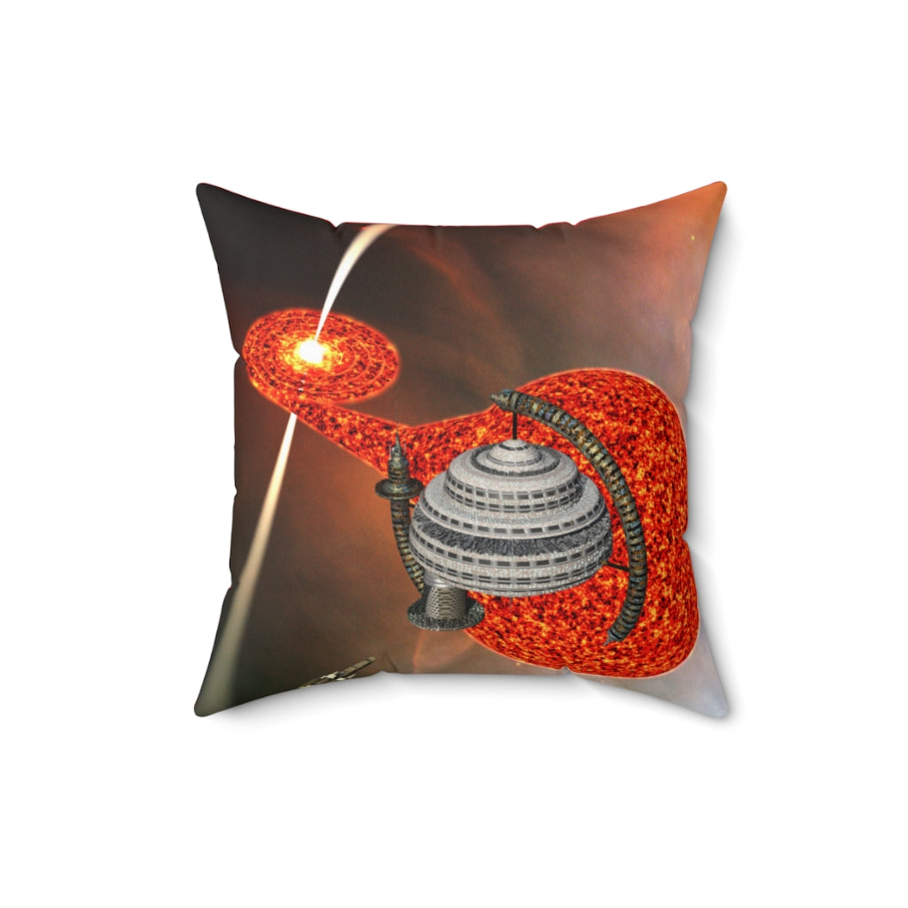 Ditmar 'Dick' Jenssen Binary Star Cushion Cover