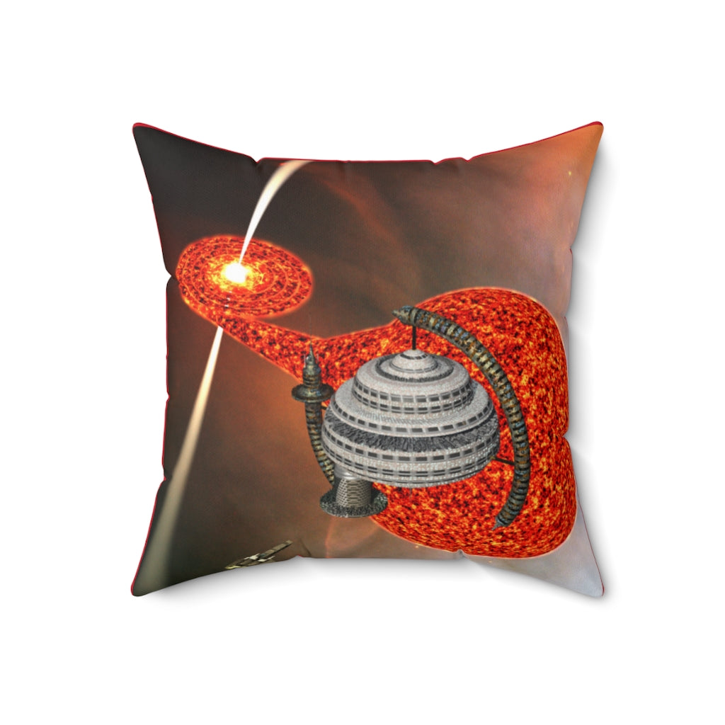 Ditmar 'Dick' Jenssen Binary Star Cushion Cover