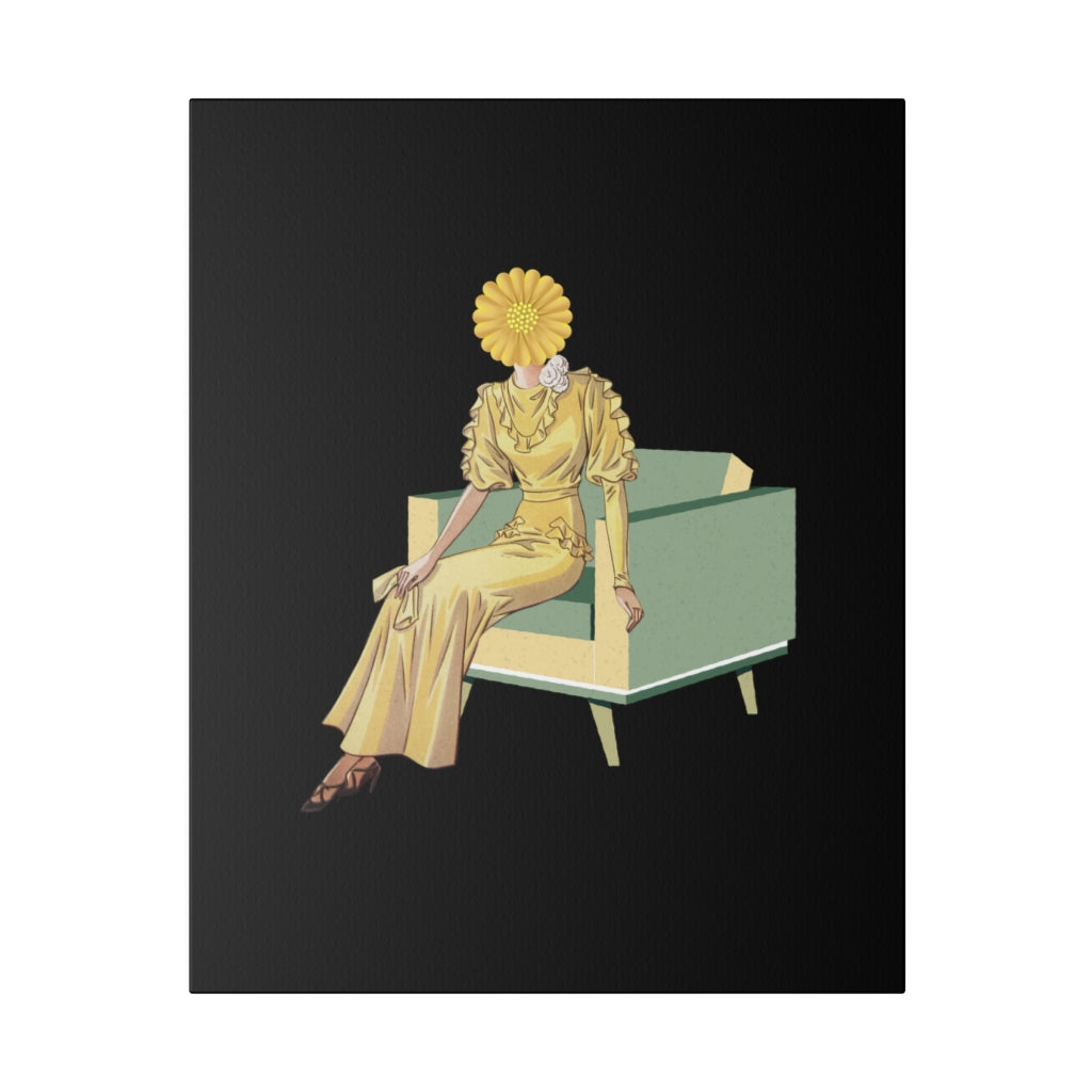 Lady Flower Canvas