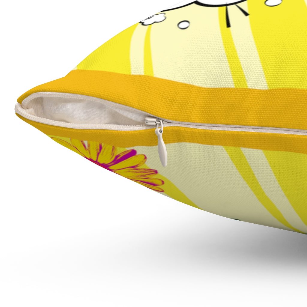 Sunshine and Lollipops Cushion Cover