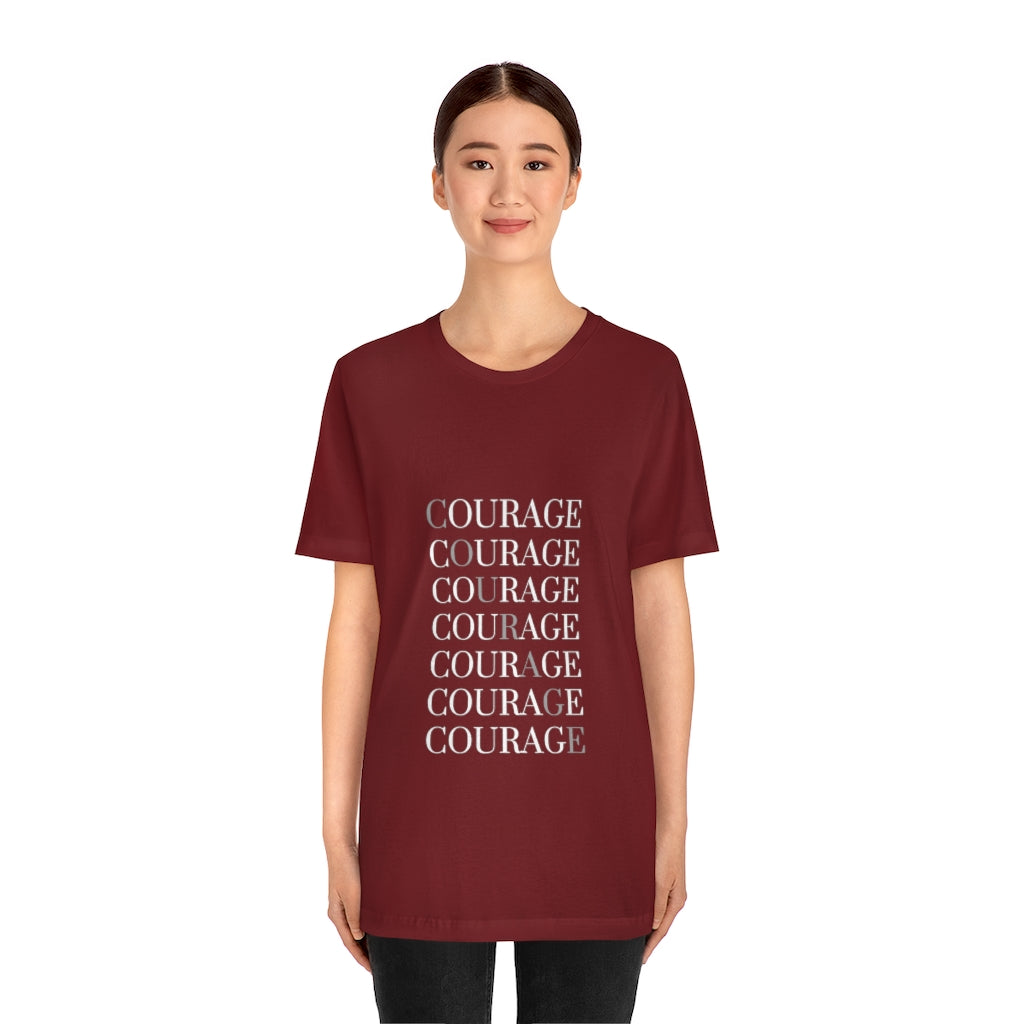 Bad Mummy. Courage. Unisex Jersey Short Sleeve Tee