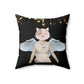 Angel Cat. Cushion Cover.