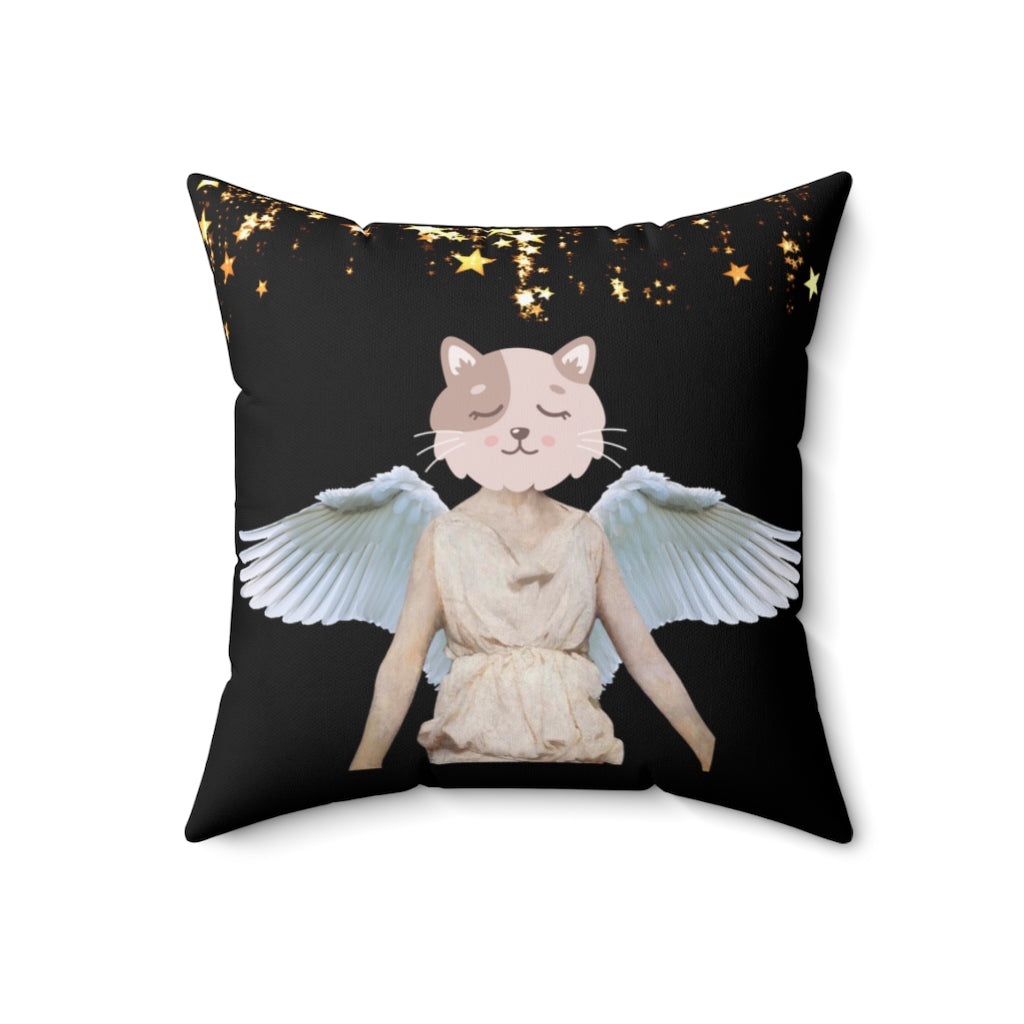 Angel Cat. Cushion Cover.